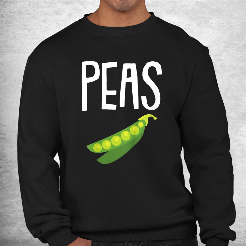 Peas Lazy Diy Halloween Funny Vegan Vegetarian Shirt Peas Lazy Diy Halloween Funny Vegan Vegetarian Shirt