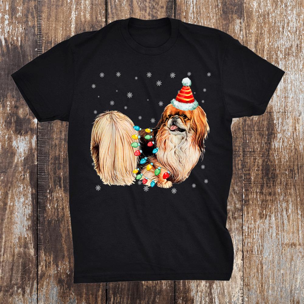 Pekingese Wear Santa Hat Xmas Christmas Shirt Pekingese Wear Santa Hat Xmas Christmas Shirt