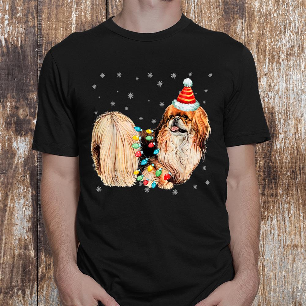 Pekingese Wear Santa Hat Xmas Christmas Shirt Pekingese Wear Santa Hat Xmas Christmas Shirt