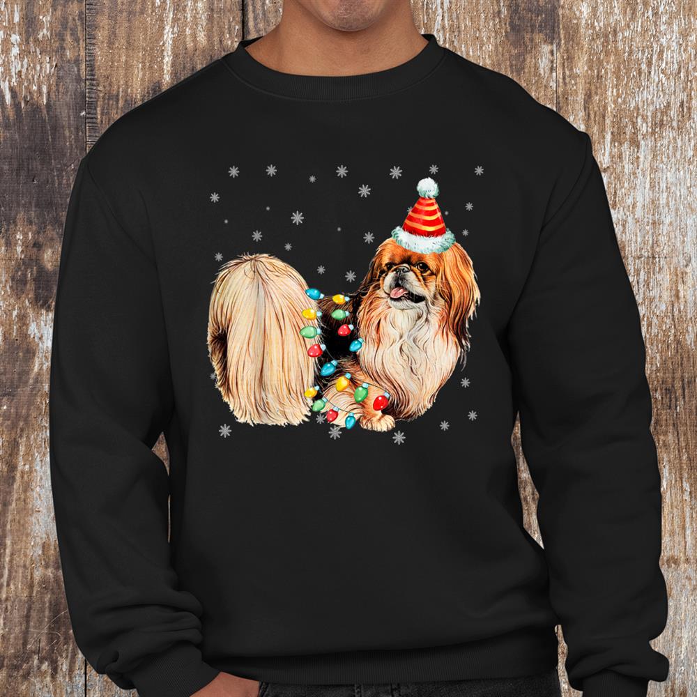 Pekingese Wear Santa Hat Xmas Christmas Shirt Pekingese Wear Santa Hat Xmas Christmas Shirt
