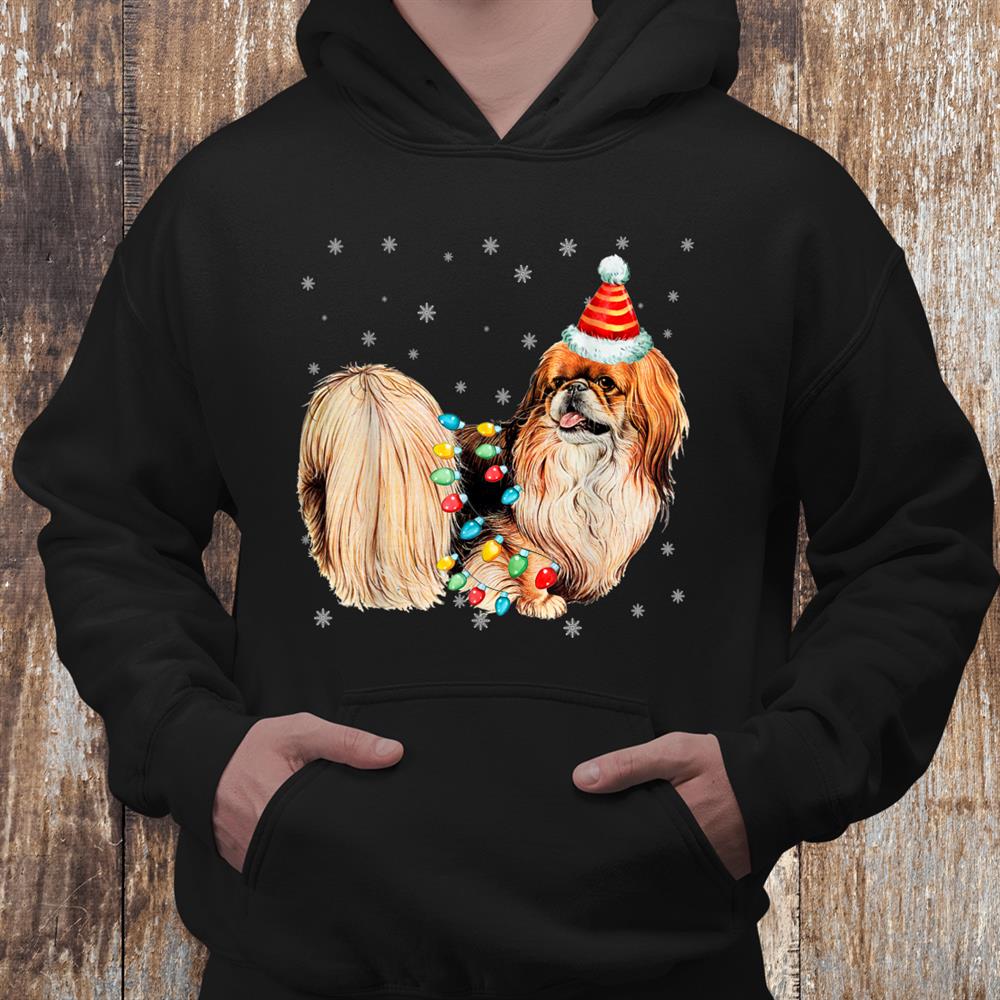Pekingese Wear Santa Hat Xmas Christmas Shirt Pekingese Wear Santa Hat Xmas Christmas Shirt