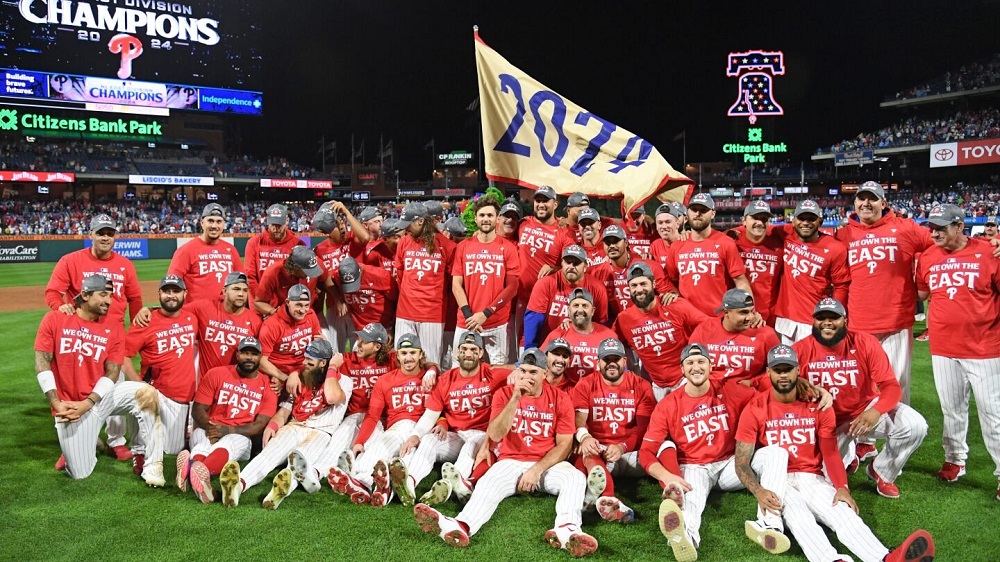 Philadelphia Phillies clinch 1st NL East title since 2011