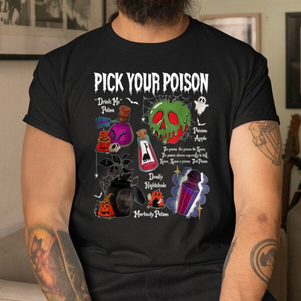 pick your poison halloween party spooky shirt 3