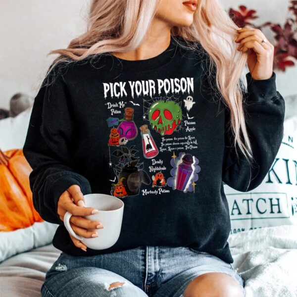 pick your poison halloween party spooky shirt 4
