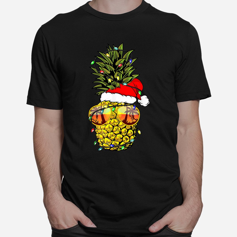 Pineapple Christmas Tree Or Christmas In July Pineapple Shirt Pineapple Christmas Tree Or Christmas In July Pineapple Shirt