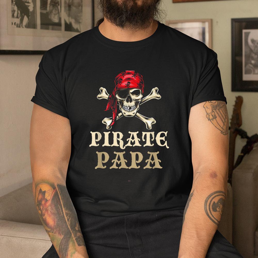 Pirate Papa Skull Costume Halloween Shirt Pirate Papa Skull Costume Halloween Shirt