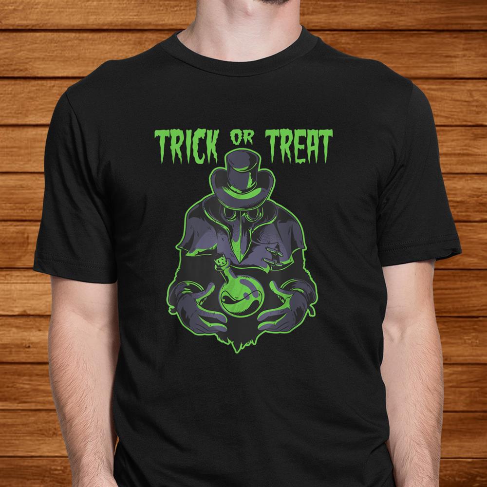 Plague Doctor Bird Mask Trick Or Treat Halloween Shirt Plague Doctor Bird Mask Trick Or Treat Halloween Shirt
