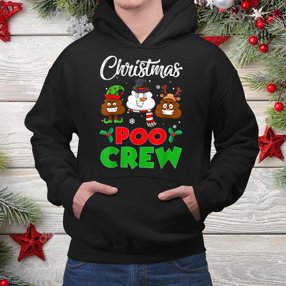 Poo Crew Funny Poop Emoji Christmas Shirt Poo Crew Funny Poop Emoji Christmas Shirt