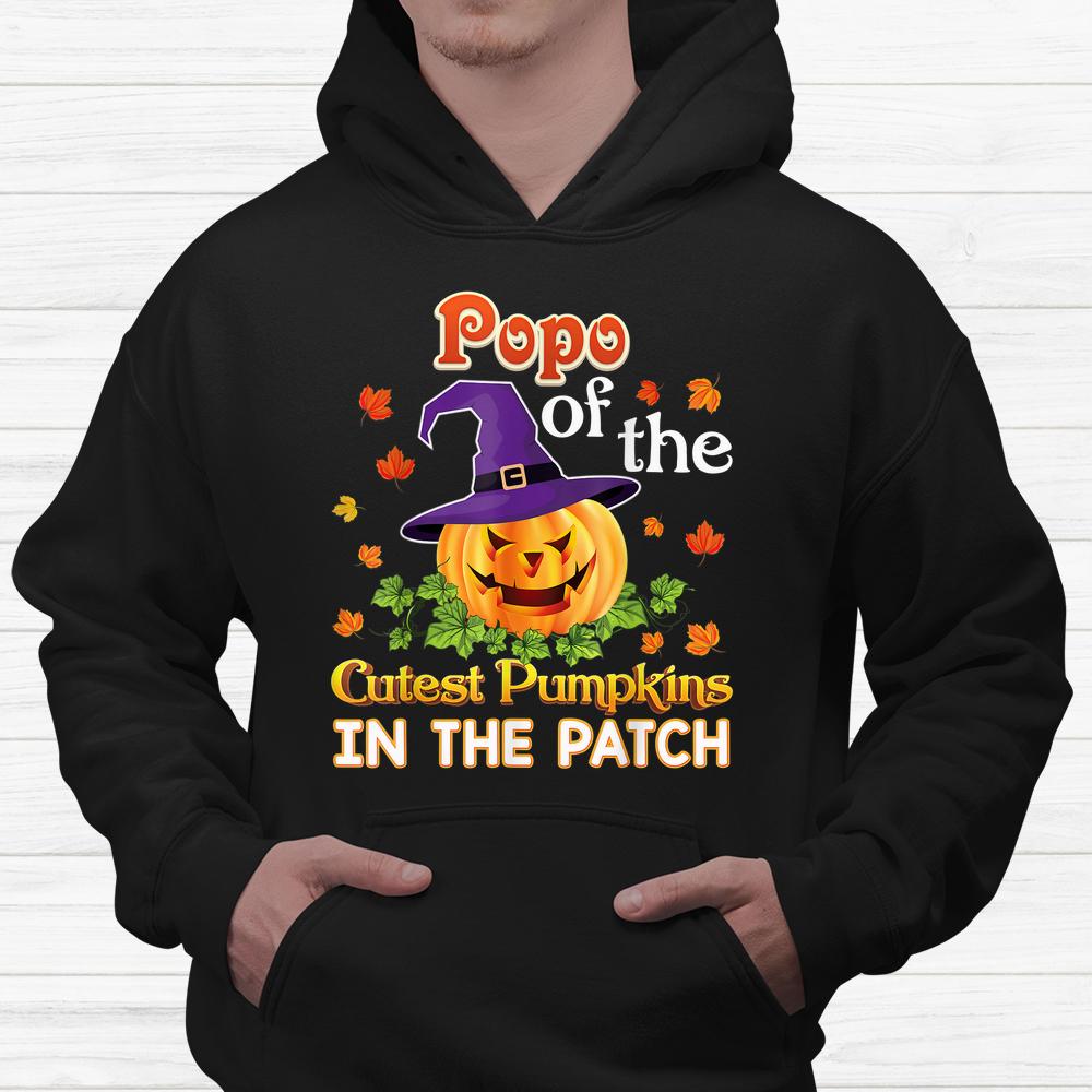Popo Of The Cutest Pumpkins In The Patch Halloween Shirt Popo Of The Cutest Pumpkins In The Patch Halloween Shirt