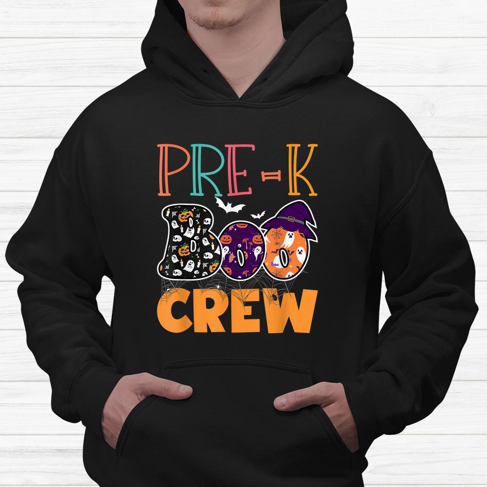 Pre-k Boo Crew Teacher Student Halloween Shirt Pre-k Boo Crew Teacher Student Halloween Shirt