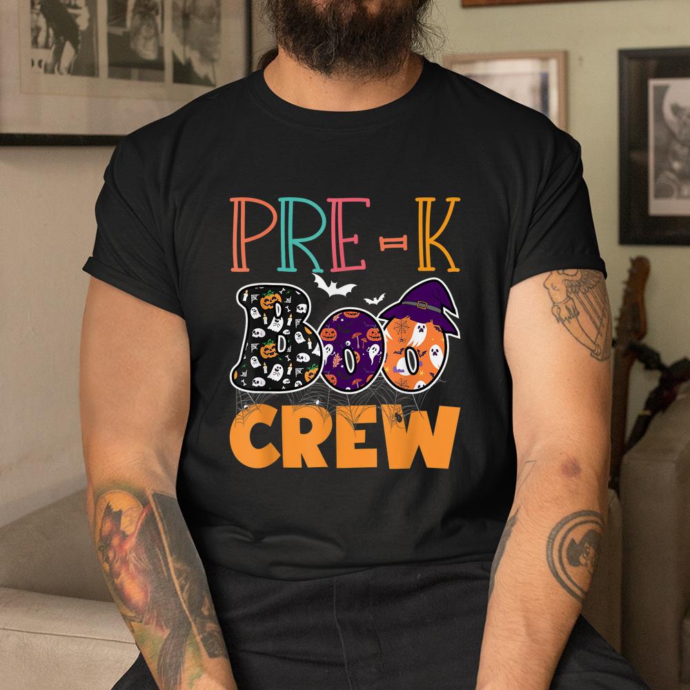Pre-k Boo Crew Teacher Student Halloween Shirt Pre-k Boo Crew Teacher Student Halloween Shirt