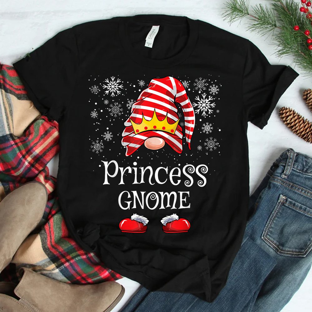 Princess Gnome Matching Family Gnomes Funny Christmas Shirt Princess Gnome Matching Family Gnomes Funny Christmas Shirt
