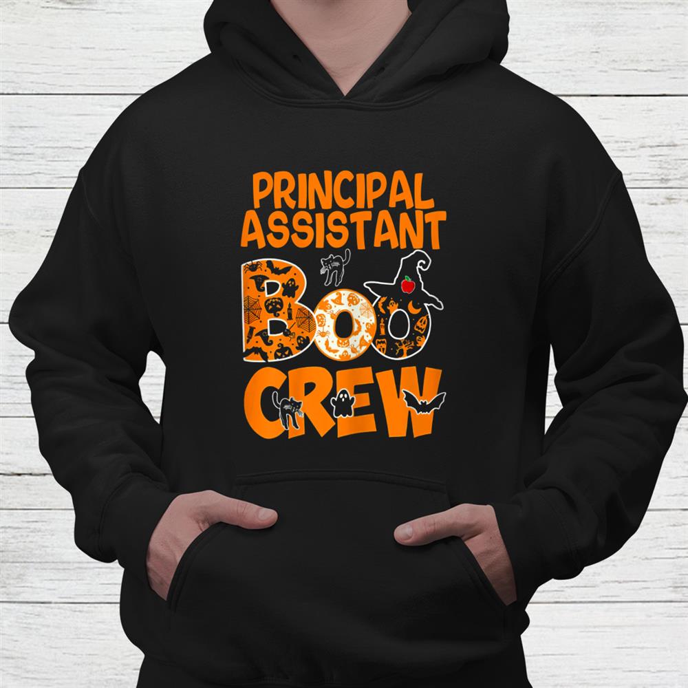 Principal Assistant Teacher Halloween With Cutest Pu Shirt Principal Assistant Teacher Halloween With Cutest Pu Shirt