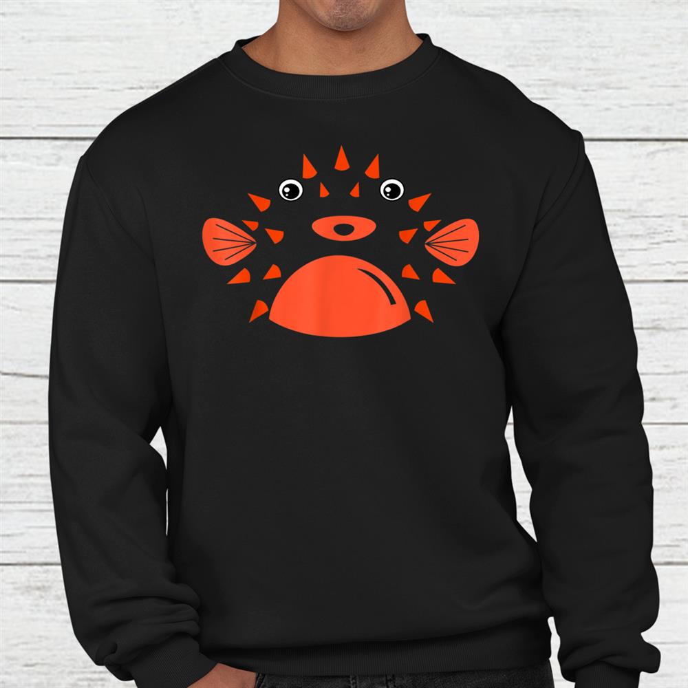 Puffer Fish Blow Costume Cute Easy Fish Halloween Shirt Puffer Fish Blow Costume Cute Easy Fish Halloween Shirt