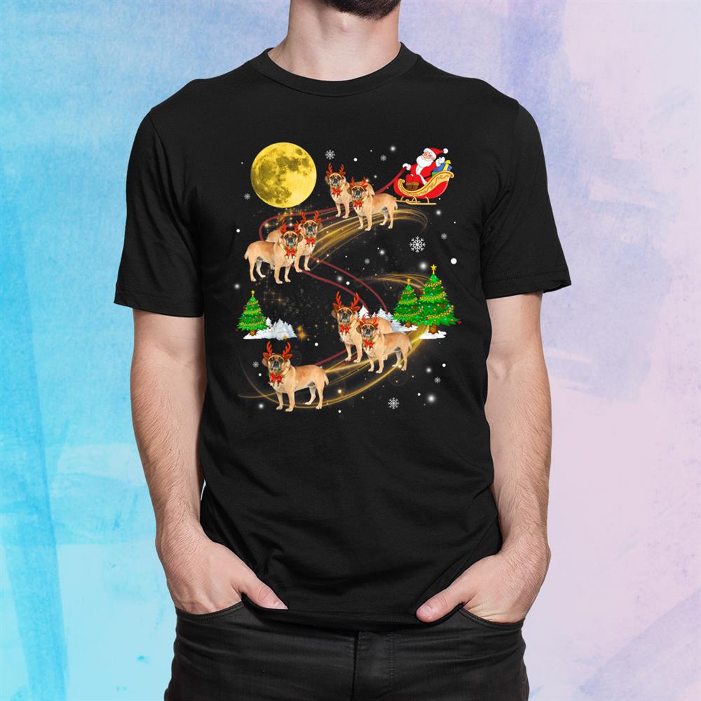 Puggle Reindeer Christmas Dog Riding Santa Xmas Shirt Puggle Reindeer Christmas Dog Riding Santa Xmas Shirt