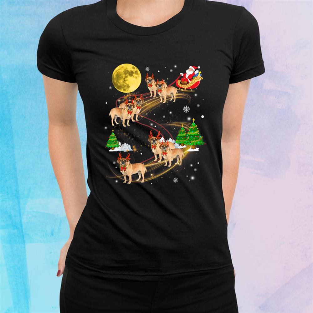 Puggle Reindeer Christmas Dog Riding Santa Xmas Shirt Puggle Reindeer Christmas Dog Riding Santa Xmas Shirt