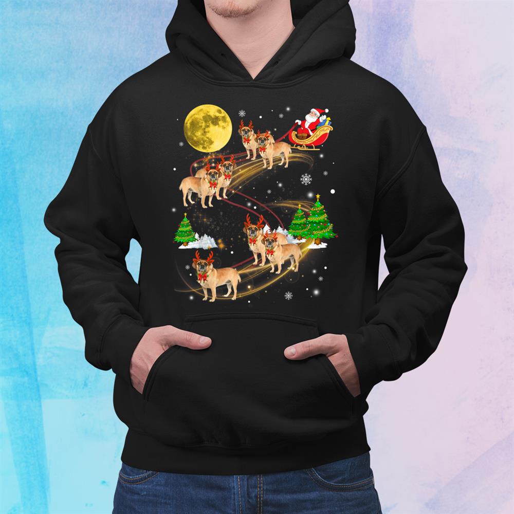 Puggle Reindeer Christmas Dog Riding Santa Xmas Shirt Puggle Reindeer Christmas Dog Riding Santa Xmas Shirt