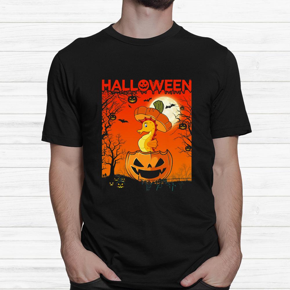 Pumpkin Cute Seahorse Halloween Shirt Pumpkin Cute Seahorse Halloween Shirt