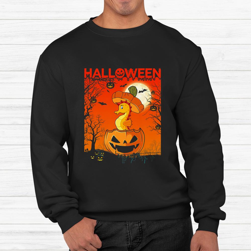 Pumpkin Cute Seahorse Halloween Shirt Pumpkin Cute Seahorse Halloween Shirt