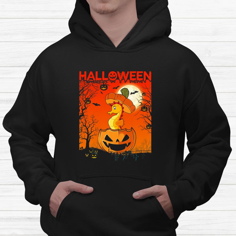 Pumpkin Cute Seahorse Halloween Shirt Pumpkin Cute Seahorse Halloween Shirt
