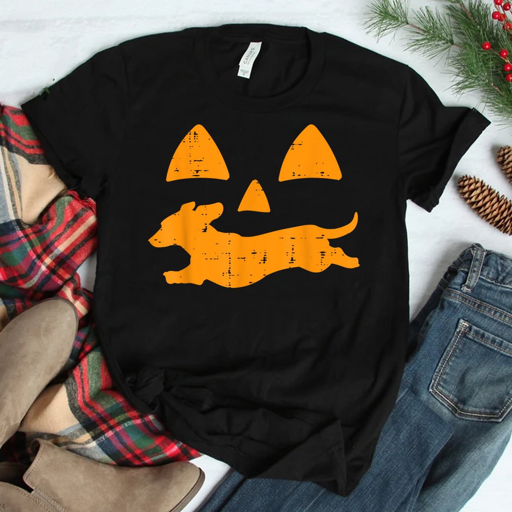 Pumpkin Eyes Dachshund Jack O Lantern Dog Halloween Shirt Pumpkin Eyes Dachshund Jack O Lantern Dog Halloween Shirt