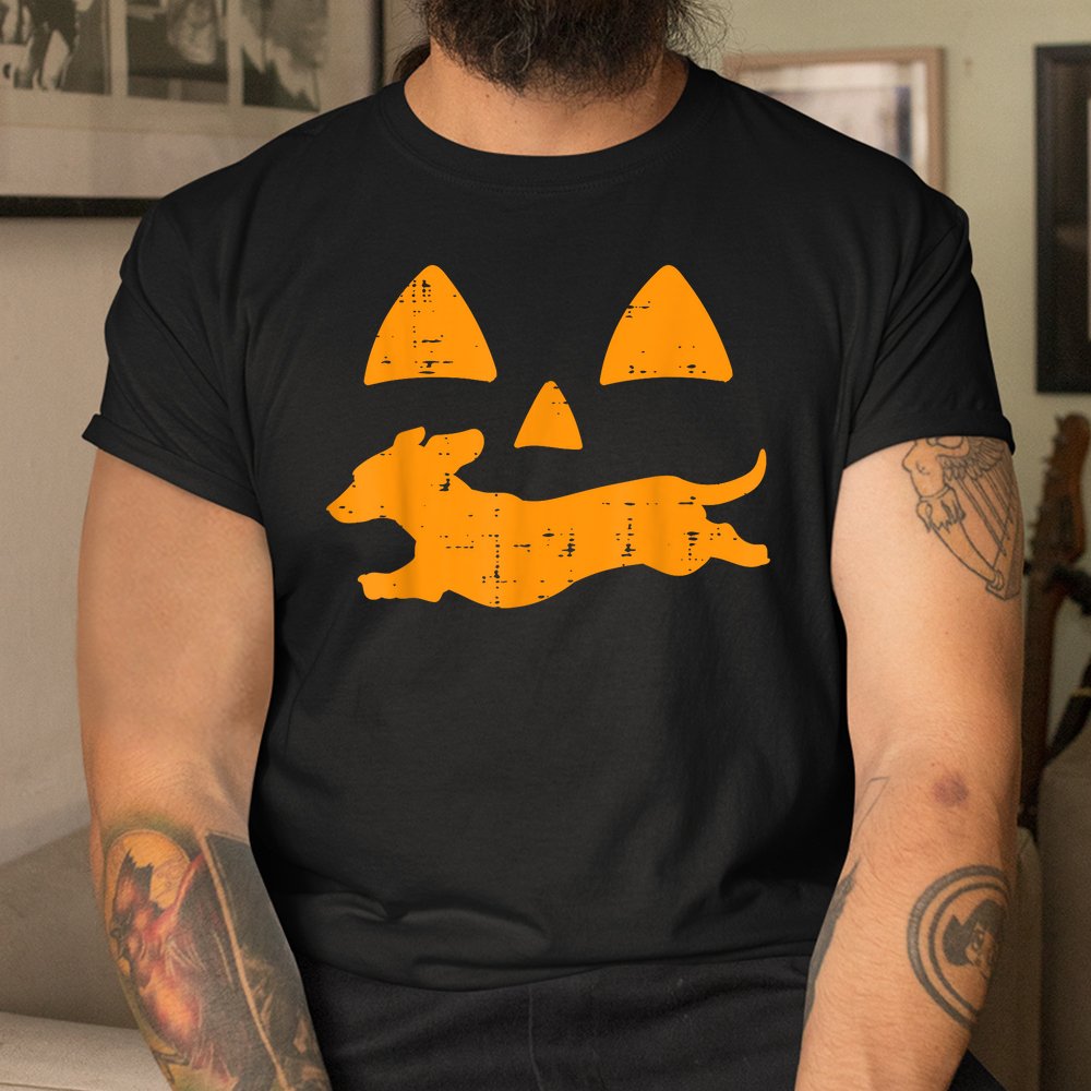 Pumpkin Eyes Dachshund Jack O Lantern Dog Halloween Shirt Pumpkin Eyes Dachshund Jack O Lantern Dog Halloween Shirt