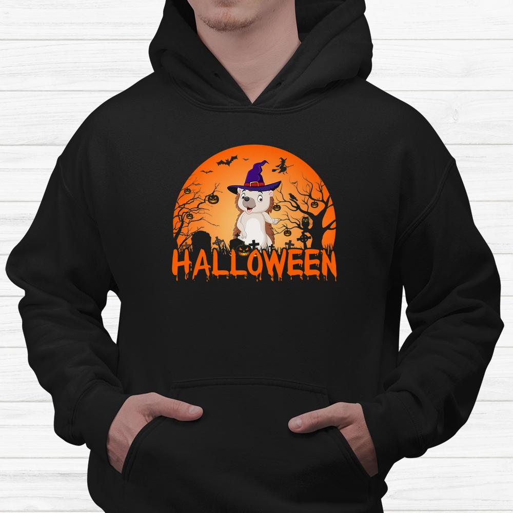 Pumpkin Face Cute Hedgehog Lovers Scary Halloween Shirt Pumpkin Face Cute Hedgehog Lovers Scary Halloween Shirt