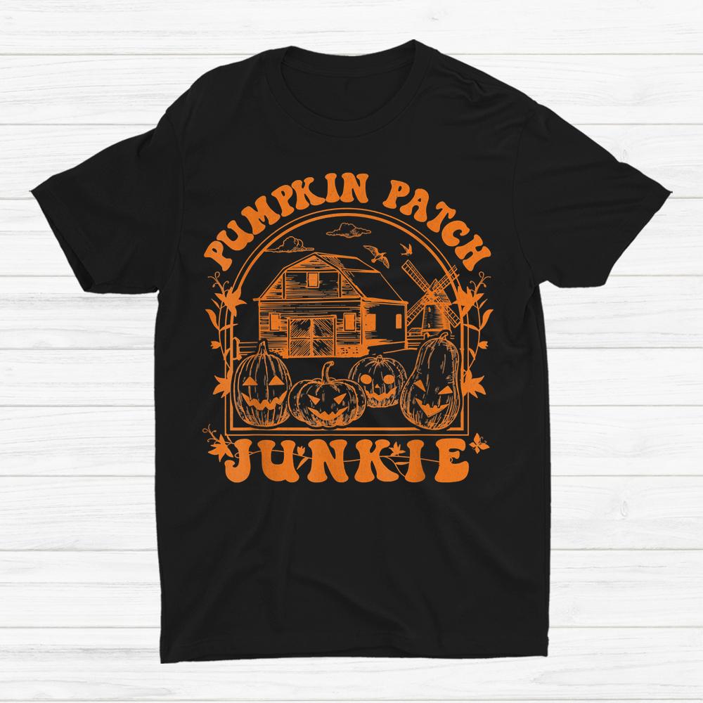 Pumpkin Patch Junkie Jack O Lantern Halloween Shirt Pumpkin Patch Junkie Jack O Lantern Halloween Shirt