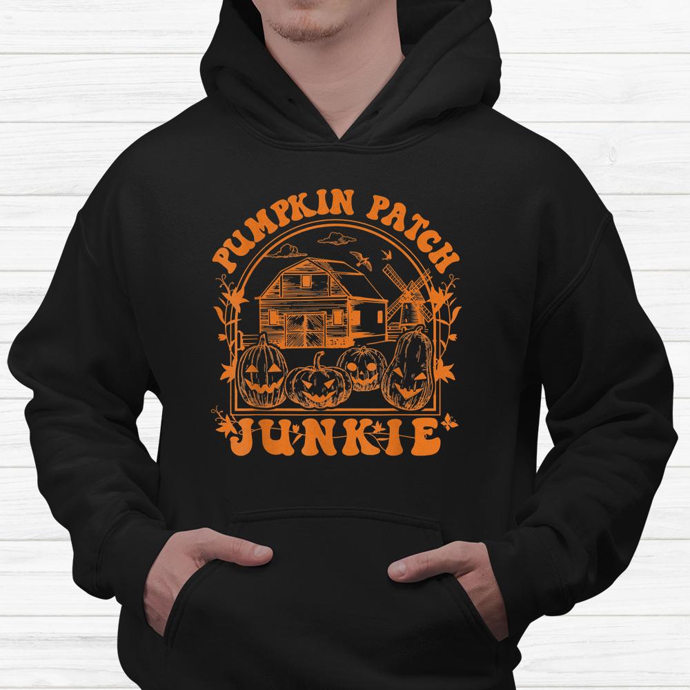 Pumpkin Patch Junkie Jack O Lantern Halloween Shirt Pumpkin Patch Junkie Jack O Lantern Halloween Shirt