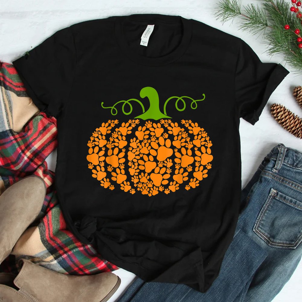 Pumpkin Paw Funny Halloween Shirt Pumpkin Paw Funny Halloween Shirt