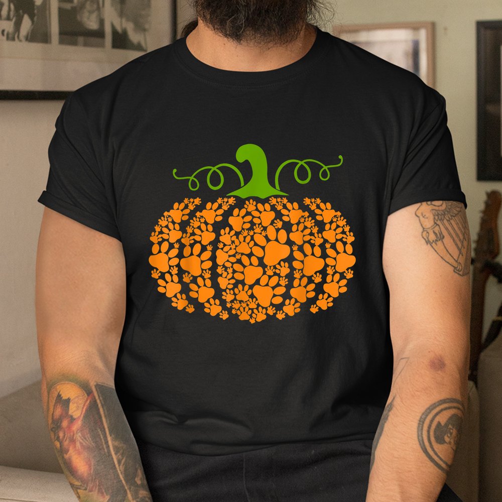 Pumpkin Paw Funny Halloween Shirt Pumpkin Paw Funny Halloween Shirt