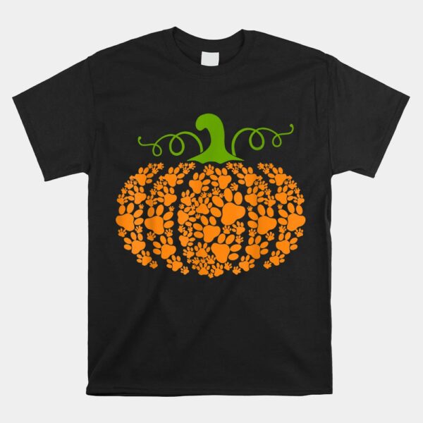 Pumpkin Paw Funny Halloween Shirt