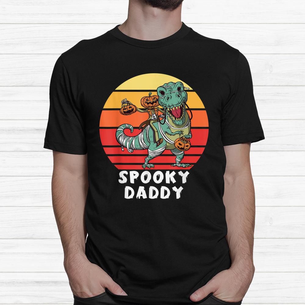 Pumpkin Riding Mummy Dinosaur T-rex Halloween Shirt Pumpkin Riding Mummy Dinosaur T-rex Halloween Shirt