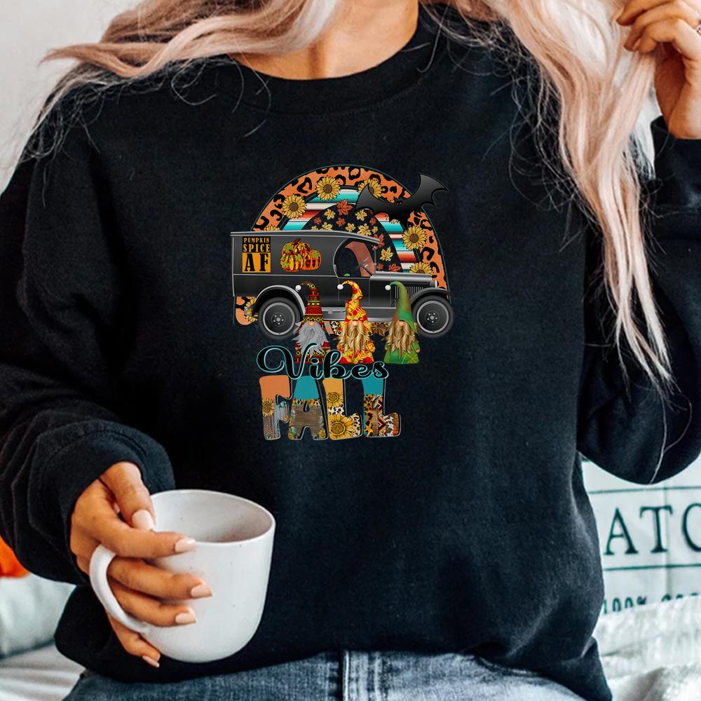 Pumpkin Spice Autumn Fall Coffee Lover Gnome Halloween Truck Shirt Pumpkin Spice Autumn Fall Coffee Lover Gnome Halloween Truck Shirt