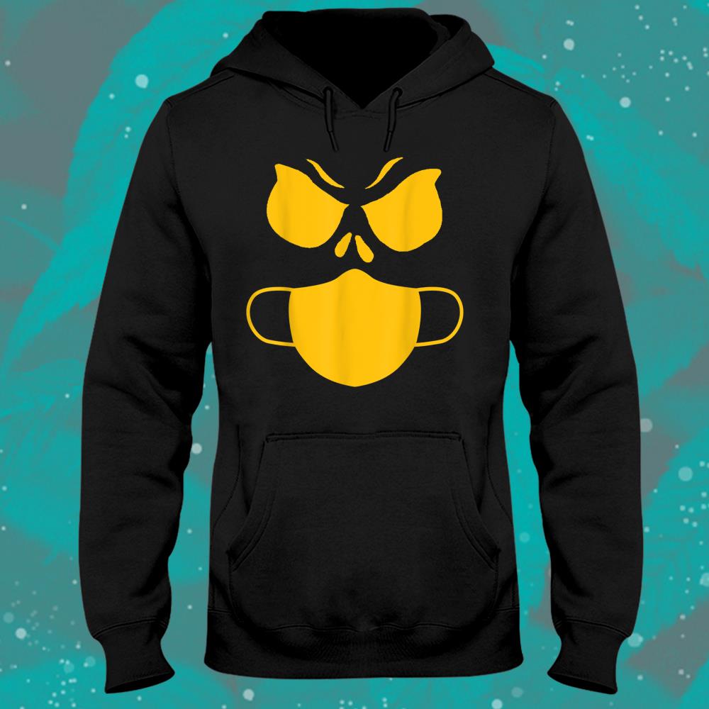 Pumpkin Wearing A Mask Jackolantern Halloween Shirt Pumpkin Wearing A Mask Jackolantern Halloween Shirt
