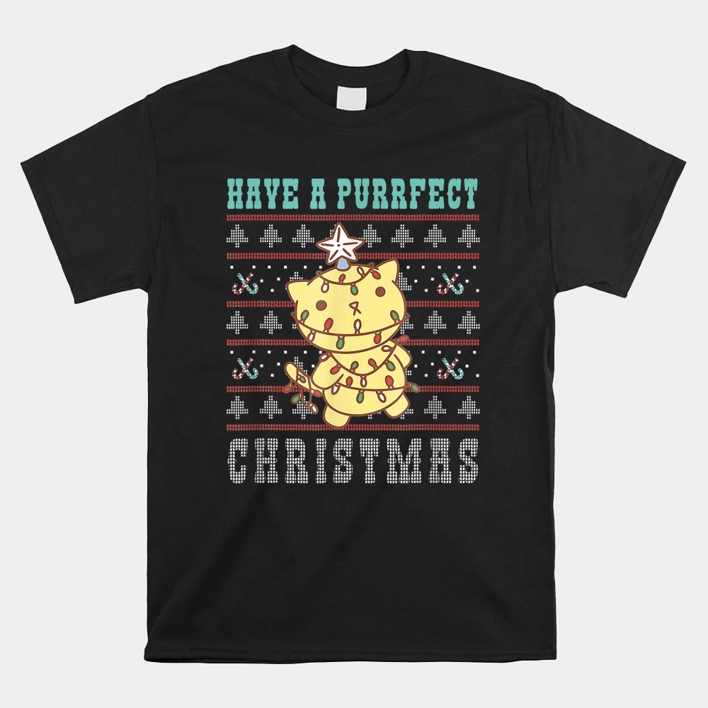Purrfect Christmas Festive Family Christmas Shirt Purrfect Christmas Festive Family Christmas Shirt