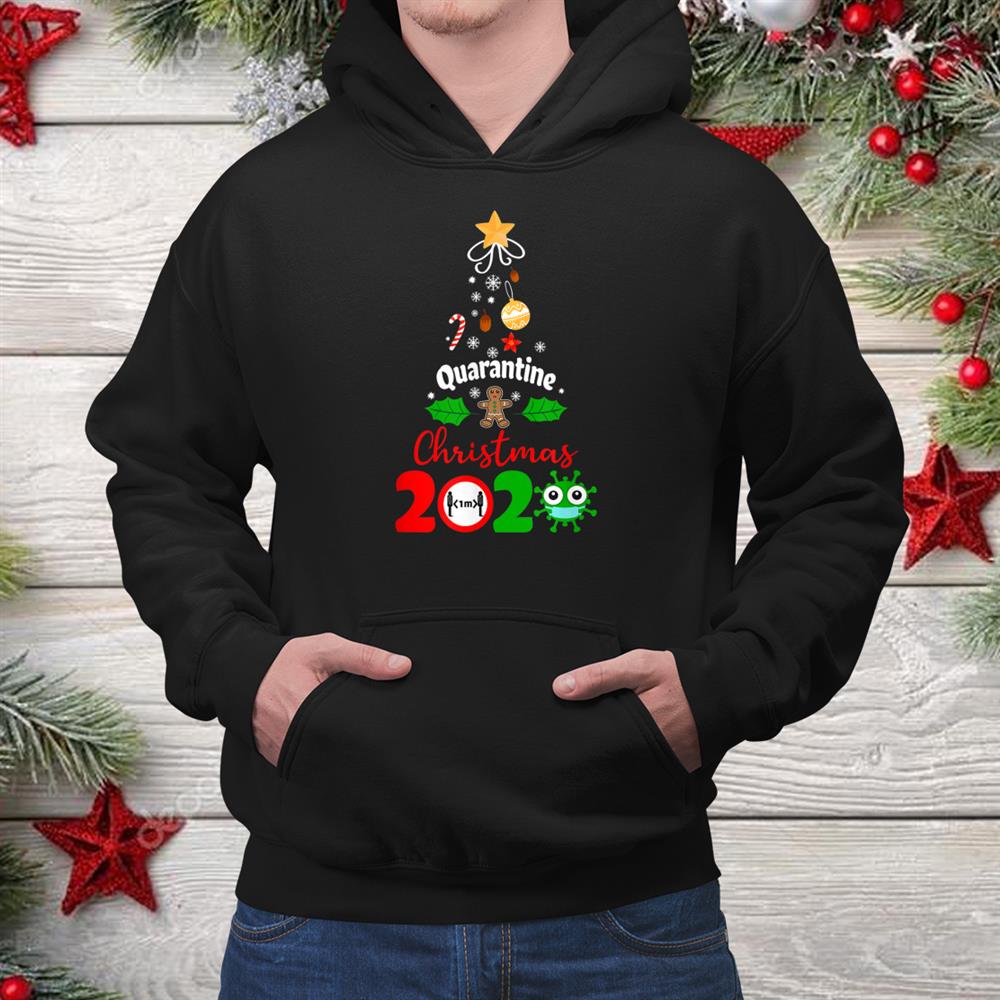 Quarantine Christmas Funny Design Pajamas Family Shirt Quarantine Christmas Funny Design Pajamas Family Shirt