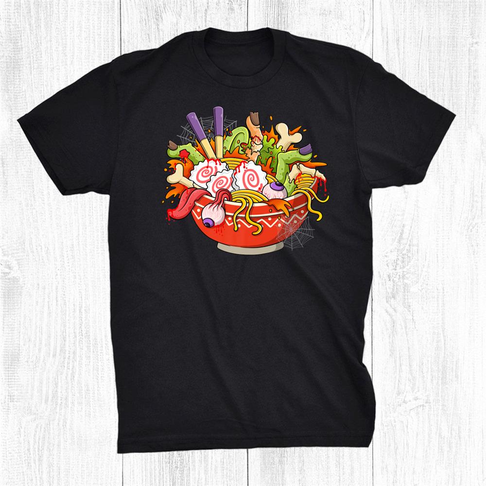 Ramen Halloween Anime Japanese Noodles Food Lover Kids Teens Shirt Ramen Halloween Anime Japanese Noodles Food Lover Kids Teens Shirt