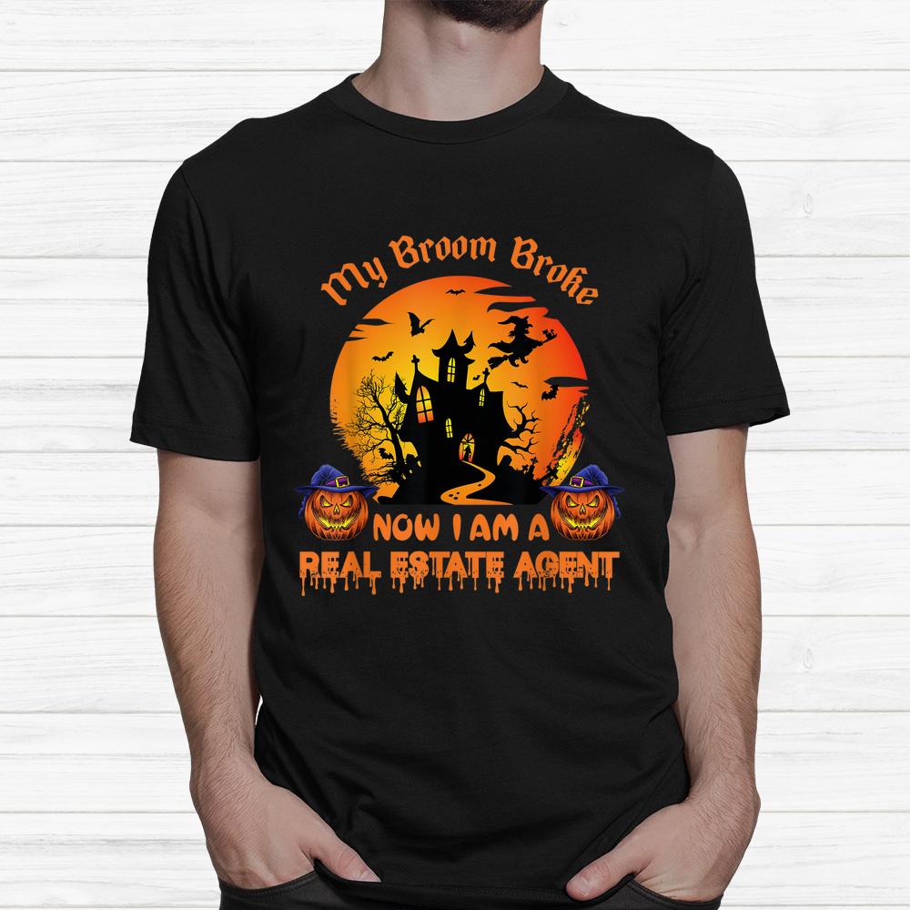 Real Estate Agent Halloween Witch Ladies Realtor Shirt Real Estate Agent Halloween Witch Ladies Realtor Shirt