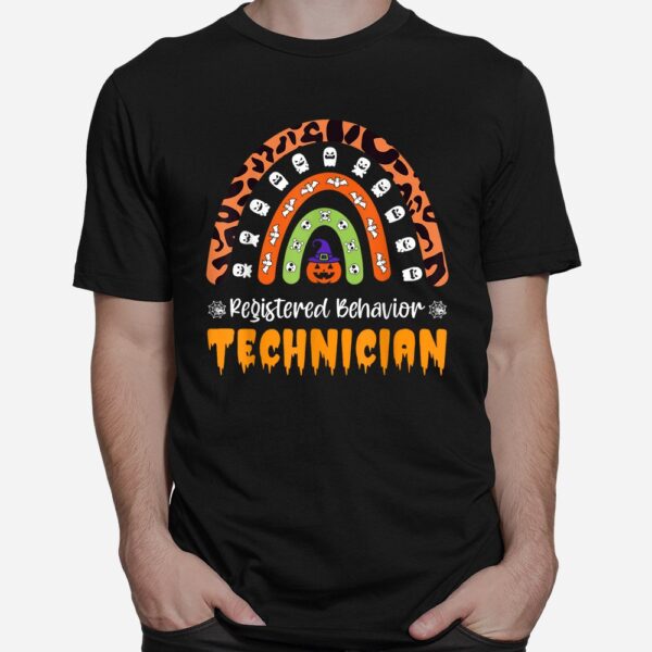 Registered Behavior Technician RBT Rainbow Halloween Shirt 6 registered behavior technician rbt rainbow halloween shirt 1 1