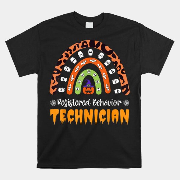Registered Behavior Technician RBT Rainbow Halloween Shirt 5 registered behavior technician rbt rainbow halloween shirt 1