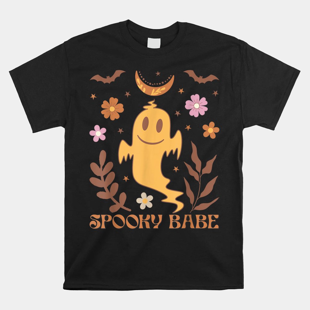Retro Halloween Spooky Babe Shirt Retro Halloween Spooky Babe Shirt