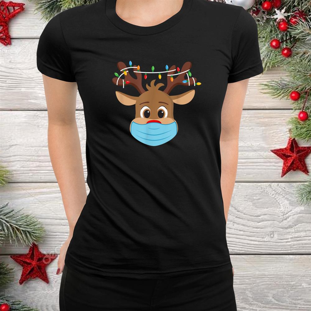 Rudolph Reindeer Mask Christmas Shirt Rudolph Reindeer Mask Christmas Shirt