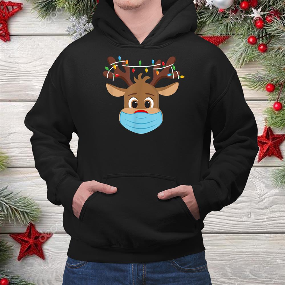 Rudolph Reindeer Mask Christmas Shirt Rudolph Reindeer Mask Christmas Shirt