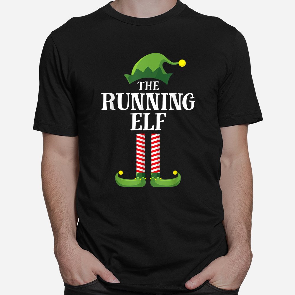 Running Elf Matching Family Group Christmas Shirt Running Elf Matching Family Group Christmas Shirt