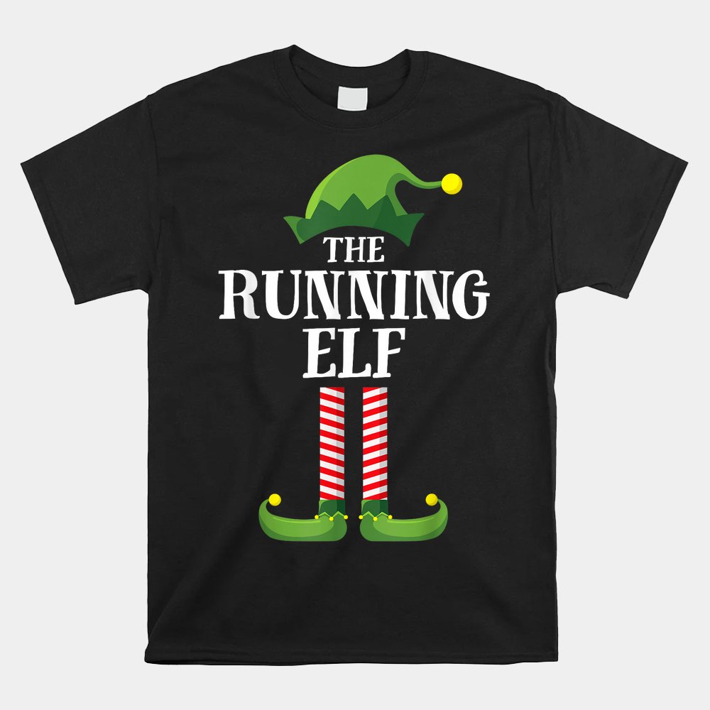 Running Elf Matching Family Group Christmas Shirt Running Elf Matching Family Group Christmas Shirt