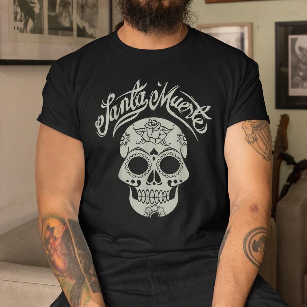 Santa Muerte Mexican Skeleton Gothic Halloween Shirt Santa Muerte Mexican Skeleton Gothic Halloween Shirt