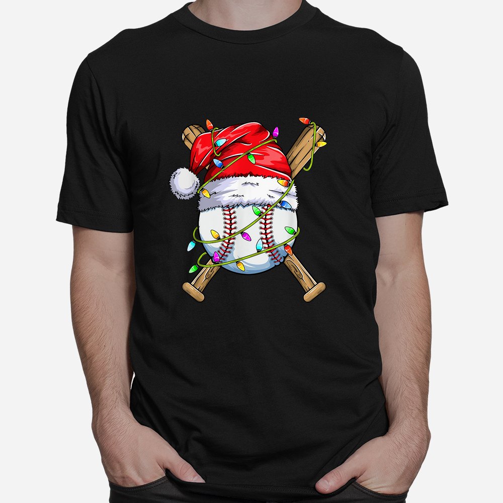 Santa Sports Christmas Baseball Player Shirt Santa Sports Christmas Baseball Player Shirt