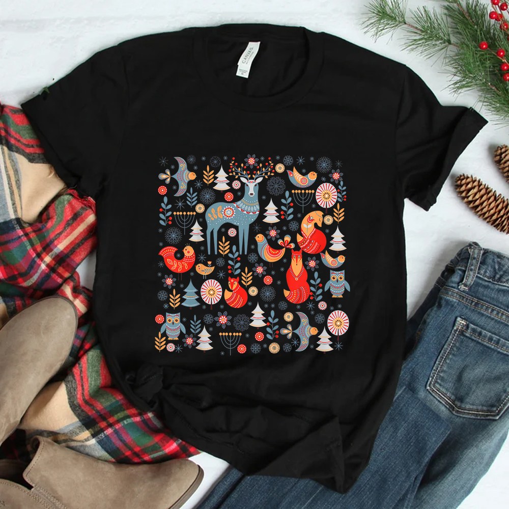 Scandinavian Christmas Funny Norwegian Folk Family Christmas Shirt Scandinavian Christmas Funny Norwegian Folk Family Christmas Shirt