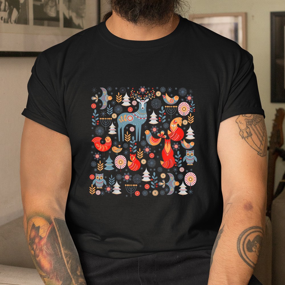 Scandinavian Christmas Funny Norwegian Folk Family Christmas Shirt Scandinavian Christmas Funny Norwegian Folk Family Christmas Shirt